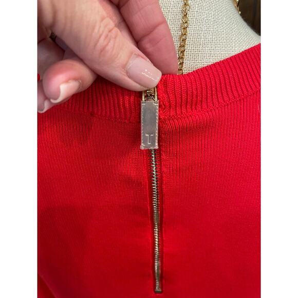 Ted Baker Women’s Yonoh Cutout Bow-Sleeve Sweater in Red size 8 - Picture 5 of 8